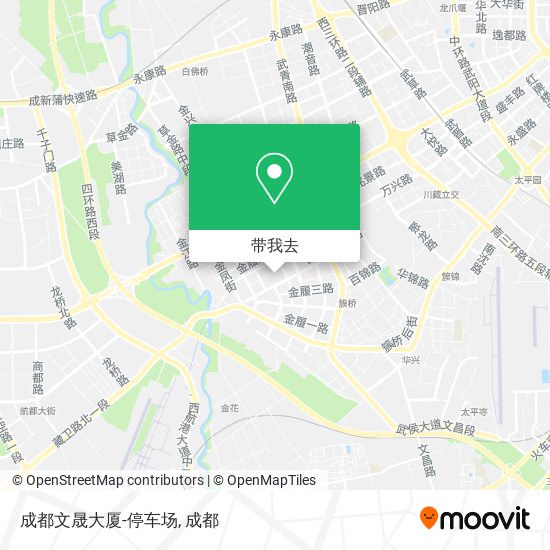 成都文晟大厦-停车场地图