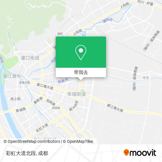 彩虹大道北段地图