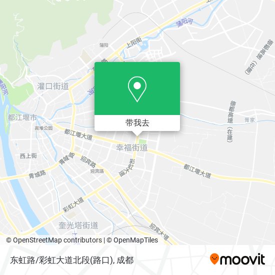 东虹路/彩虹大道北段(路口)地图