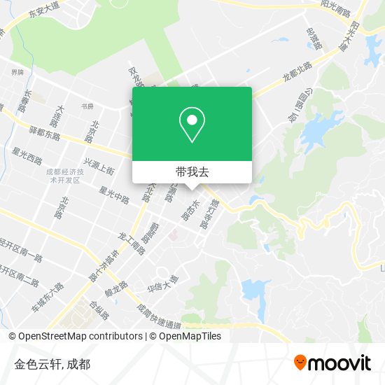 金色云轩地图