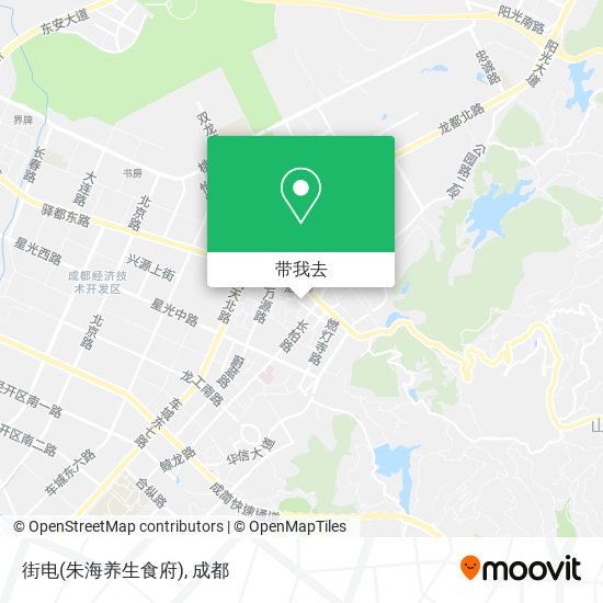 街电(朱海养生食府)地图