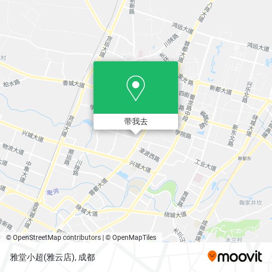 雅堂小超(雅云店)地图
