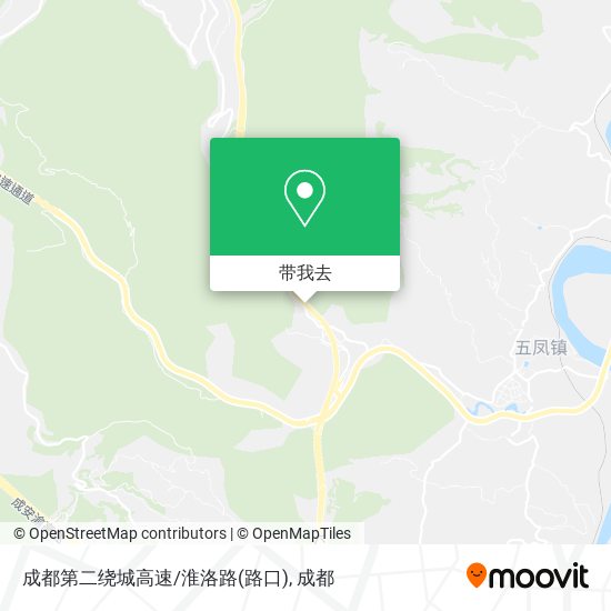 成都第二绕城高速/淮洛路(路口)地图