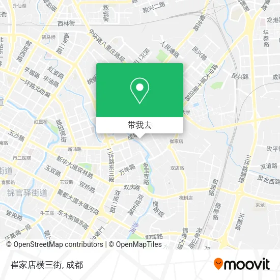 崔家店横三街地图