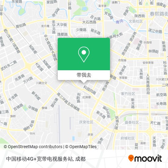 中国移动4G+宽带电视服务站地图