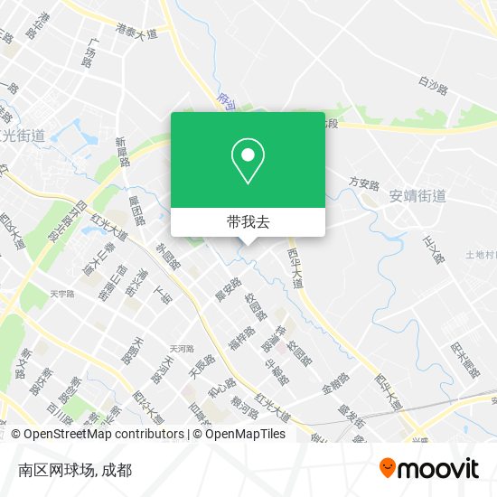 南区网球场地图