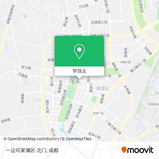 一运司家属区-北门地图