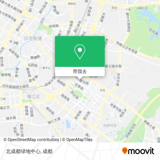 北成都绿地中心地图
