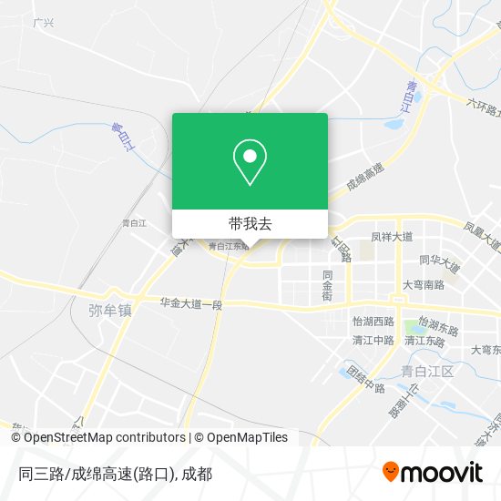 同三路/成绵高速(路口)地图