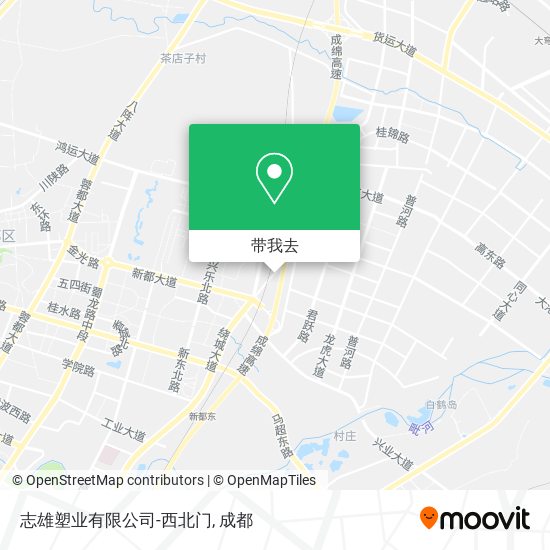 志雄塑业有限公司-西北门地图