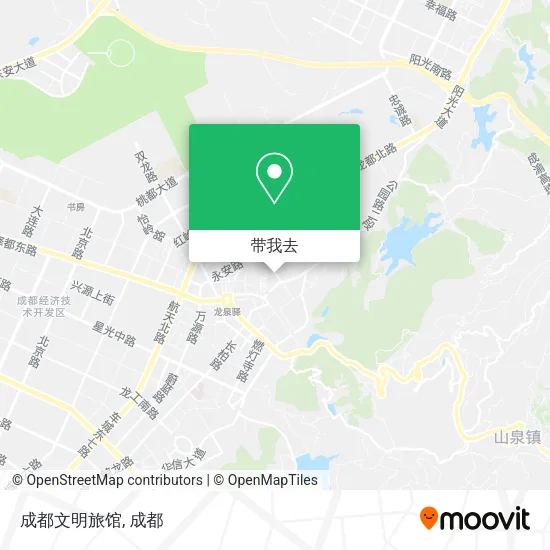 成都文明旅馆地图