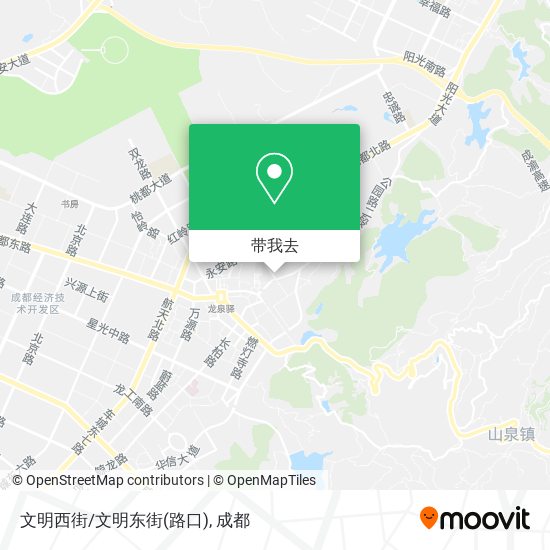 文明西街/文明东街(路口)地图