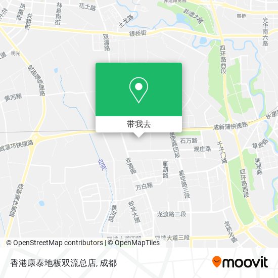 香港康泰地板双流总店地图
