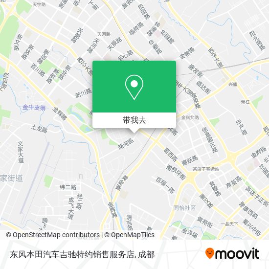 东风本田汽车吉驰特约销售服务店地图