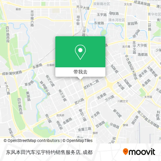 东风本田汽车泓宇特约销售服务店地图