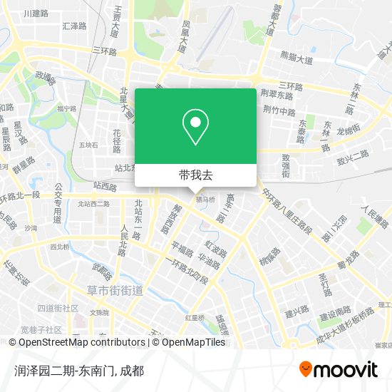 润泽园二期-东南门地图