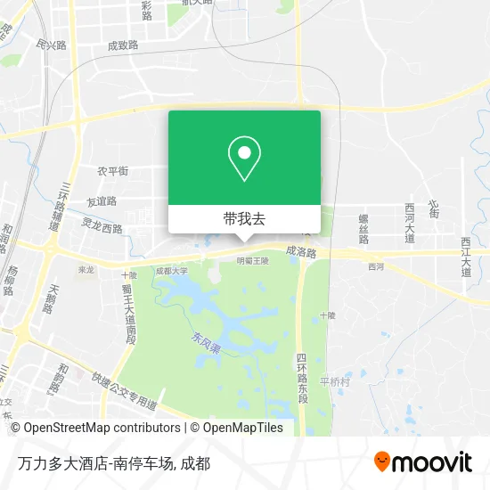 万力多大酒店-南停车场地图