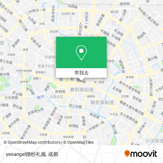 yesangel婚纱礼服地图