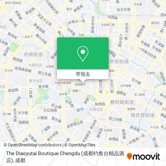 The Diaoyutai Boutique Chengdu (成都钓鱼台精品酒店)地图