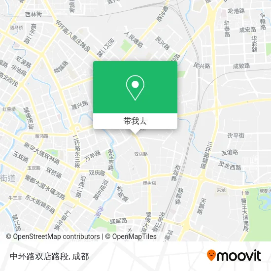 中环路双店路段地图