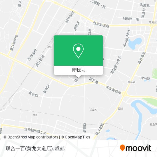 联合一百(黄龙大道店)地图