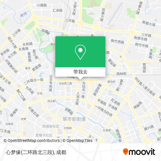 心梦缘(二环路北三段)地图