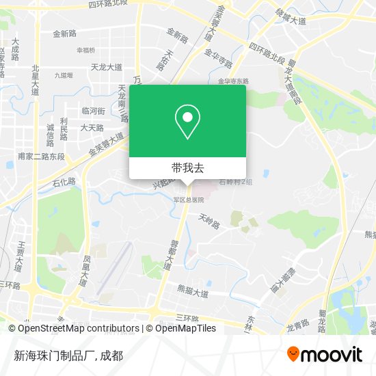 新海珠门制品厂地图
