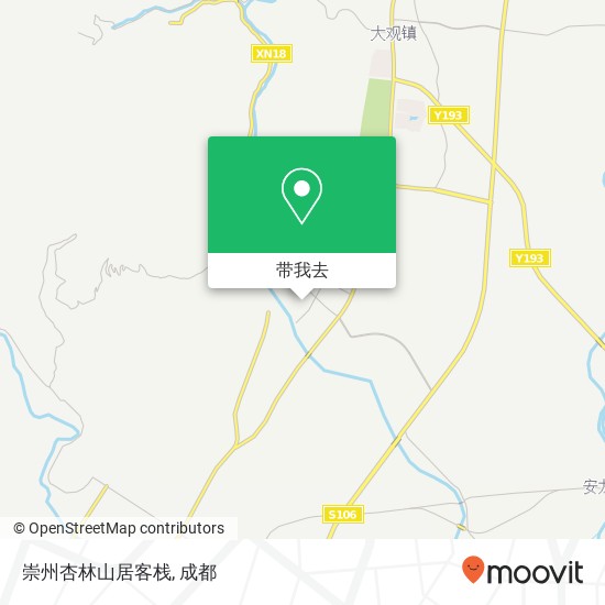 崇州杏林山居客栈地图