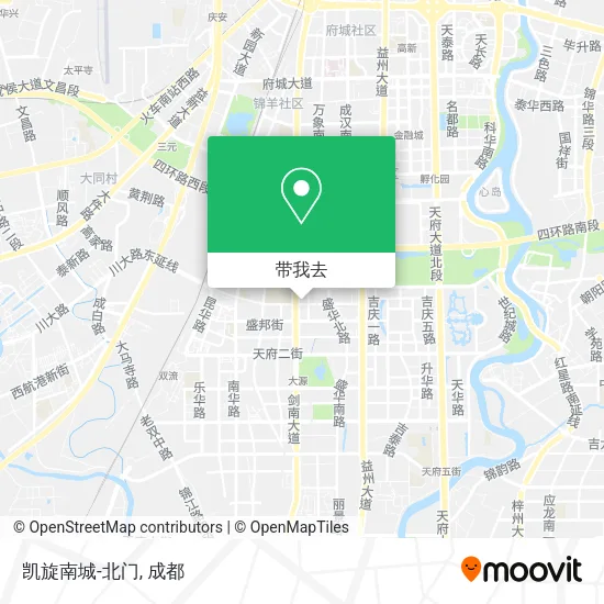 凯旋南城-北门地图
