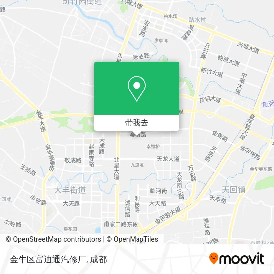 金牛区富迪通汽修厂地图
