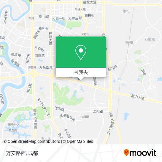 万安路西地图