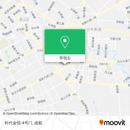 时代金悦-4号门地图