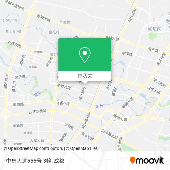 中集大道555号-3幢地图