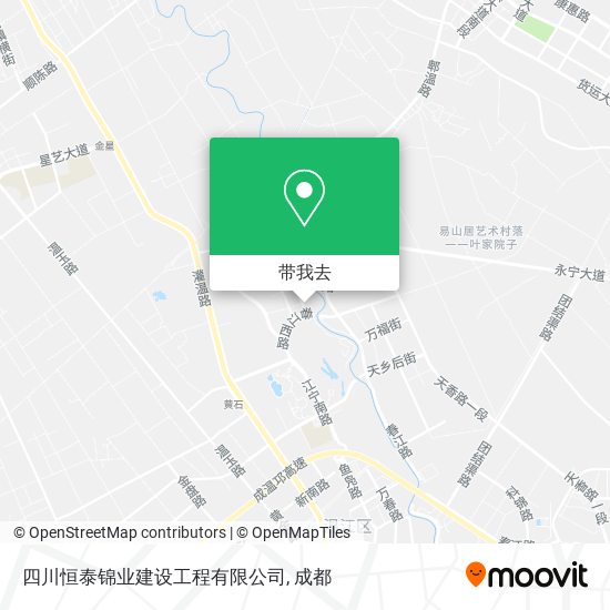 四川恒泰锦业建设工程有限公司地图
