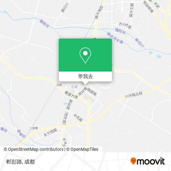 郫彭路地图
