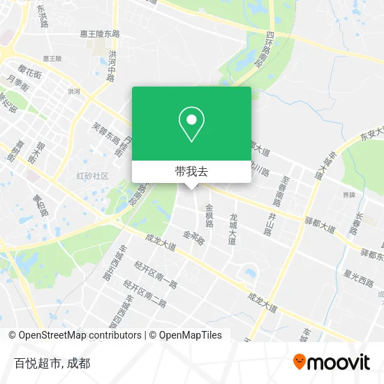 百悦超市地图