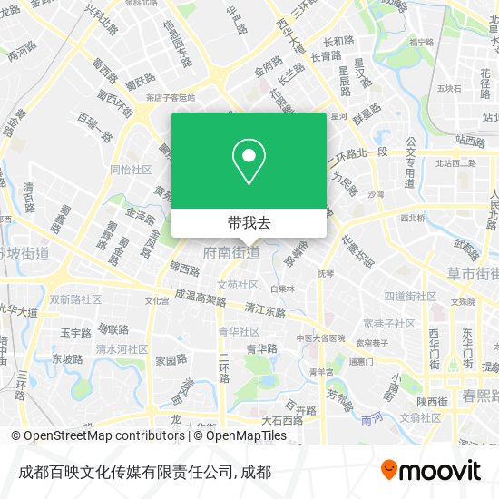成都百映文化传媒有限责任公司地图