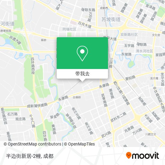 半边街新居-2幢地图