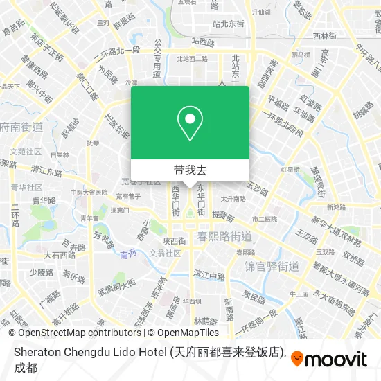 Sheraton Chengdu Lido Hotel (天府丽都喜来登饭店)地图