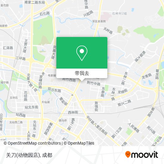 关刀(动物园店)地图