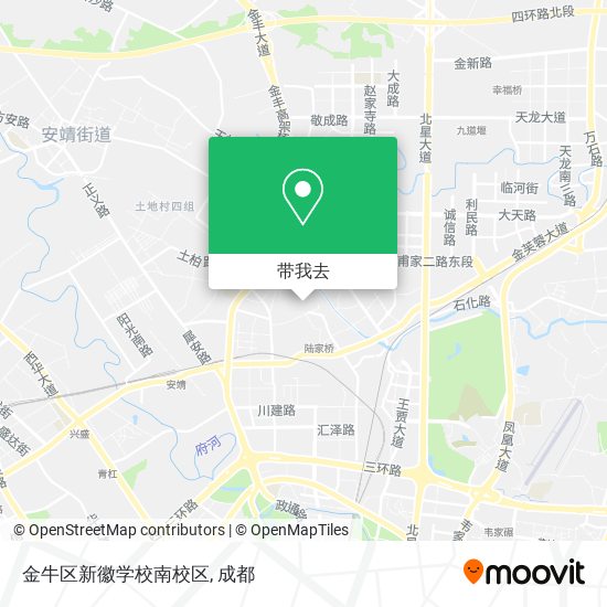 金牛区新徽学校南校区地图
