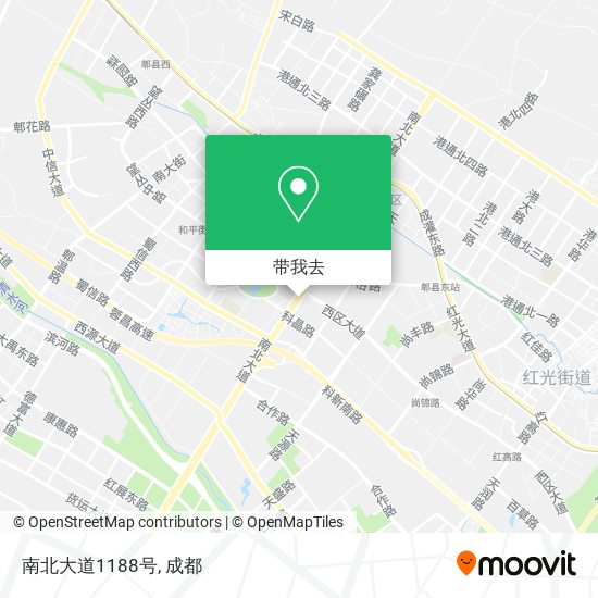 南北大道1188号地图