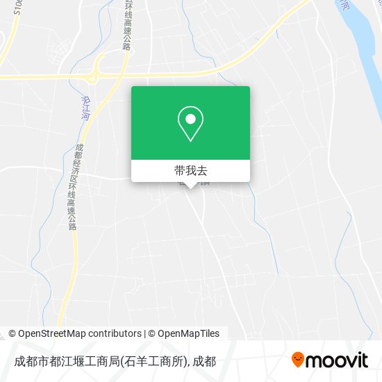 成都市都江堰工商局(石羊工商所)地图