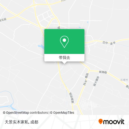 天景实木家私地图