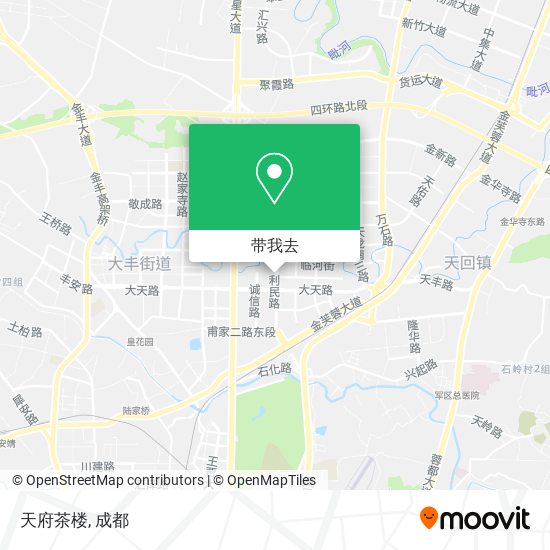 天府茶楼地图