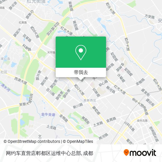 网约车直营店郫都区运维中心总部地图