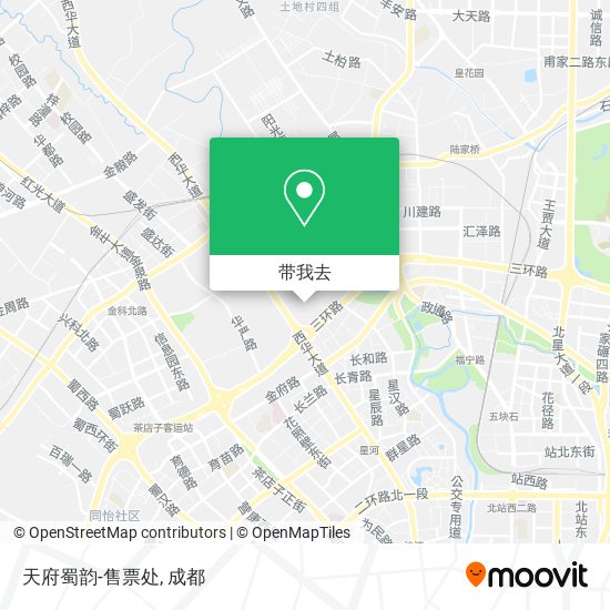 天府蜀韵-售票处地图
