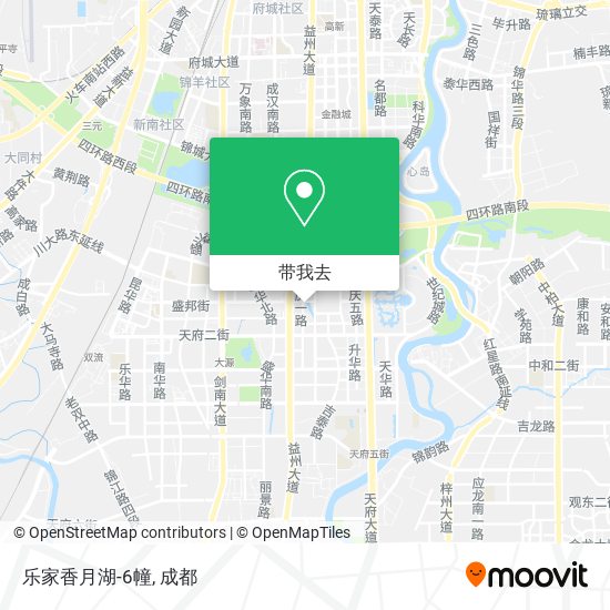 乐家香月湖-6幢地图