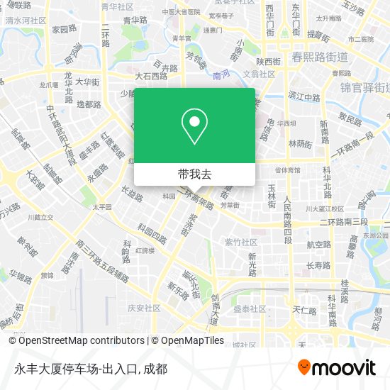 永丰大厦停车场-出入口地图