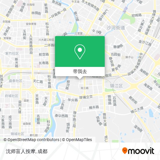 沈师盲人按摩地图